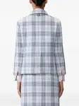 Блейзер  в клетку Thom Browne, белый - фото 4