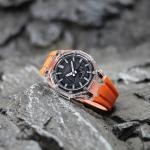 Часы Casio G-Shock Analog-Digital 2100 Series, арт. GA-2100-1A, оранжевый/черный - фото 5