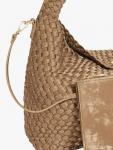 Deliberate L плетеная сумка через плечо Dune London, Bronze - фото 5