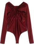 Боди с вырезами Coperni, красный - фото