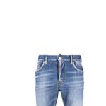 Потертые джинсы slim-cut DSQUARED 2, синий - фото 7