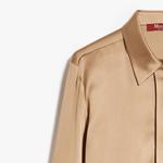 MaxMara Женская рубашка цвета хаки - фото 7