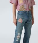 Levi's джинсы прямого кроя в стиле пэчворк Junya Watanabe, Indigo - фото 6