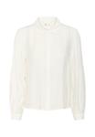 Блуза Cream Button-down blouse, Snow White/White - фото 5