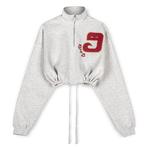 Толстовка Grimey Lust Mantra Half Zip, бежевый - фото