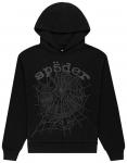 Худи Sp5der Phantom Web Hoodie 'Black', черный - фото