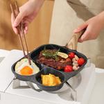 Набор посуды из майфаньши KAWASIMAYA, 3-In-1 Breakfast Pan [Composite Universal Model] - фото 9