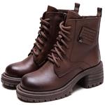 MATA Женские ботинки Martin черные, цвет Black - фото 5