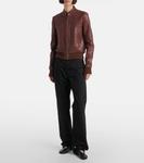 Кожаная куртка bader The Row, Brown - фото 2