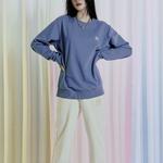 Свитшот унисекс синий MLB - фото 4