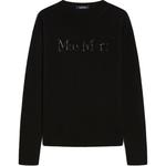 Свитер с логотипом 'S MAX MARA, черный - фото