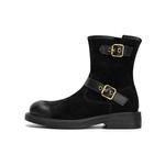 Майярд Стиль Ботинки Женские Джип Черные - фото