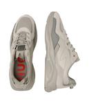 Кроссовки кожаные Hugo, бежевый - фото 4