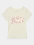 Футболка стандартного кроя Gap, экрю - фото
