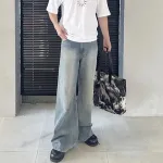 JSEIAJB Unisex длинные брюки, широкие джинсы NSUQOA - фото 4