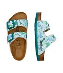 Кожаные тапочки Birkenstock, синий - фото 3