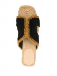 Сандалии Pura с люрексом Castañer, черный - фото 4