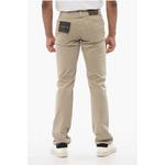 Джинсы ID LUXURY Straight Fit с вышитым логотипом Corneliani, Beige - фото 2