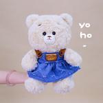 Denim Tribe пара плюшевых мишек 25 см DAKUTU - фото 5