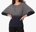 Топ New Mood с черным шевронным принтом Stella Carakasi - фото 3