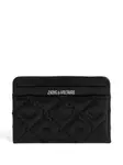 Стеганый держатель карт с логотипом Zadig&Voltaire, черный - фото 2