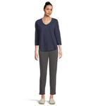 Брюки Mod-o-doc Seamed Ankle Length Pants, Washed Ebony - фото 5