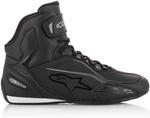 Мужские мотоботинки Alpinestars Faster-3 Drystar черно-серые - фото 3