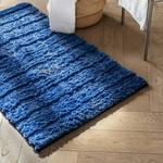 Коврик для ванной KARAT Shine, 50x2,8x80 см, синий - фото 3