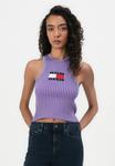 Топ RACER TANK Tommy Jeans, сиреневый - фото 4