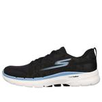 Кроссовки go walk 6 'black blue white' Skechers, черный - фото