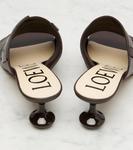 Кожаные мюли Toy Panta 45 Loewe, Shitake - фото 5