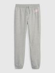 Детские спортивные штаны с логотипом Gap, серый - фото
