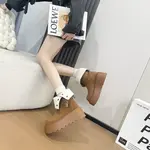 Женские ботинки на каблуке 7 см Take the Qin, Ecru - фото 4