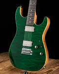 Suhr Standard Custom Quilt Maple/Mahogany - Trans Green - фото 4