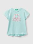Футболка Benetton, мятный - фото