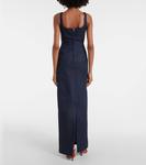 Джинсовое платье-бюстье La Robe De-Nîmes Spoglio Jacquemus, темно-синий - фото 3