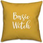 Creative Products Декоративная подушка Basic Witch, мягкий чехол, желтый Yellow - фото