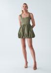 Повседневное платье BWLDR, оливковый - фото 6