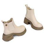 Ботинки Челси женские Jessica Sophia, бежевый - фото 4