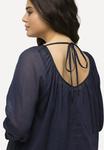 Блуза TIE BACK Ulla Popken, темно-синий - фото 2