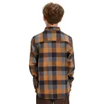 Рубашка Quiksilver Motherfly Plaid, коричневый - фото 2