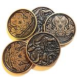 Набор из 9 металлических монет "Змееуст" RGFK - фото 6