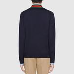GUCCI Свитер мужской темно-синий - фото 10