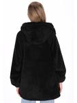 Женская толстовка с капюшоном черного цвета Schmuddelwedda - фото 4