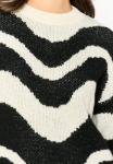 Джемпер LolaLiza WITH WAVE PATTERN, Black - фото 4