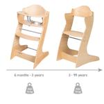 Детский стульчик стул up natural Roba, бежевый - фото 7