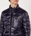 Пуховик Regular fit Blauer, синий - фото 4