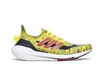 Кроссовки adidas UltraBoost 21 'Bright Yellow Navy', желтый - фото 2
