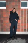 Водоотталкивающая ветрозащитная куртка-анорак с капюшоном Zara, черный - фото 3