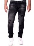 Джинсы RESLAD Jeans Color-Splashes, черный - фото